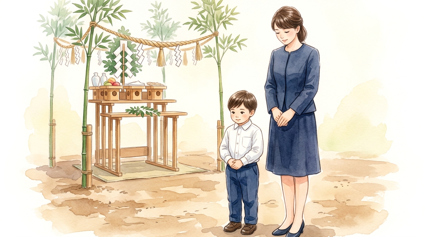 地鎮祭 服装 女性 子供 施主 マナー