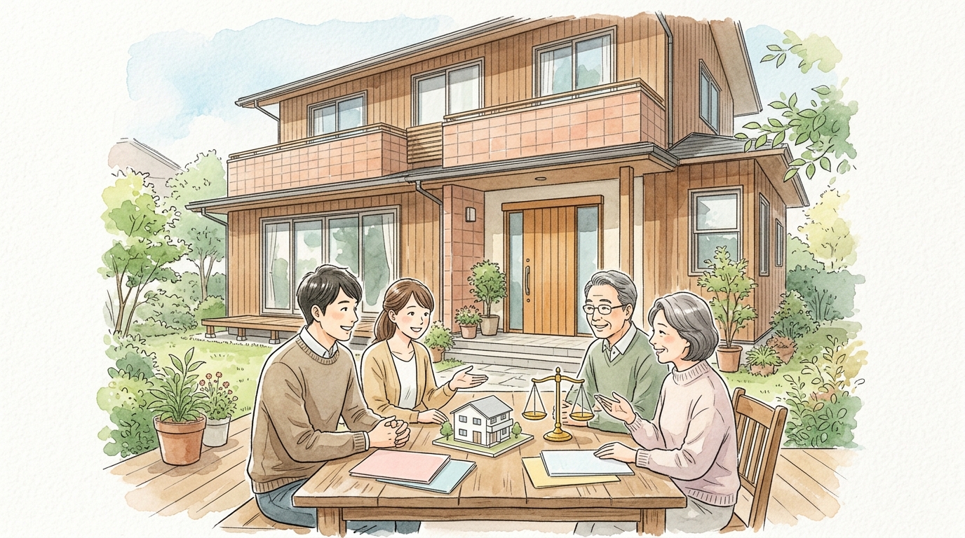 二世帯住宅で玄関を共有すると区分登記は無理？固定資産税の差を試算